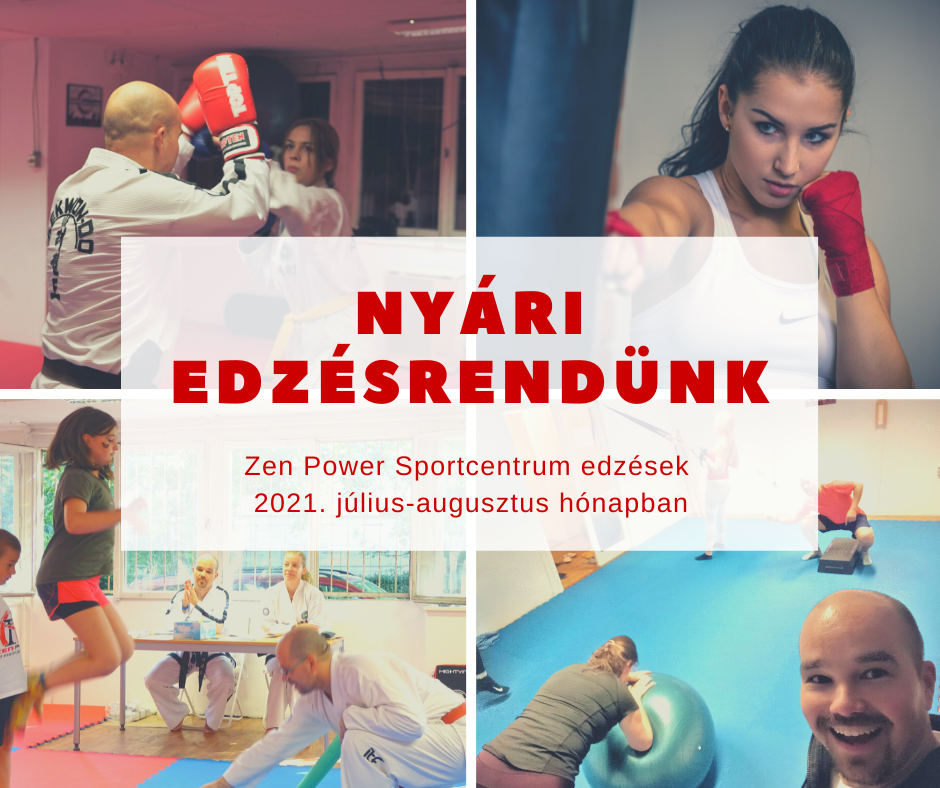 Nyári edzésrendünk